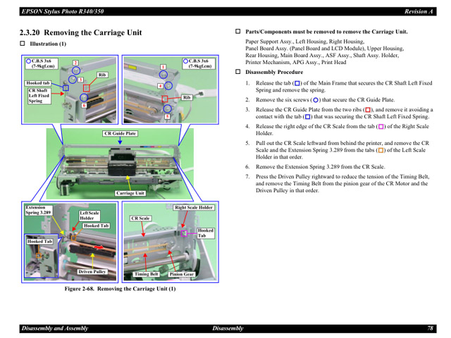 EPSON R340_350 Service Manual